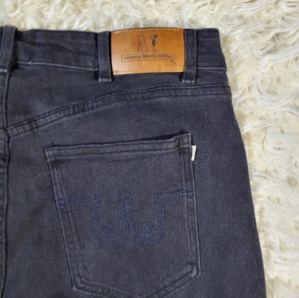 Fashion Brand Company TALL Nap Jeans for big butts black denim Size 1X - Picture 15 of 16